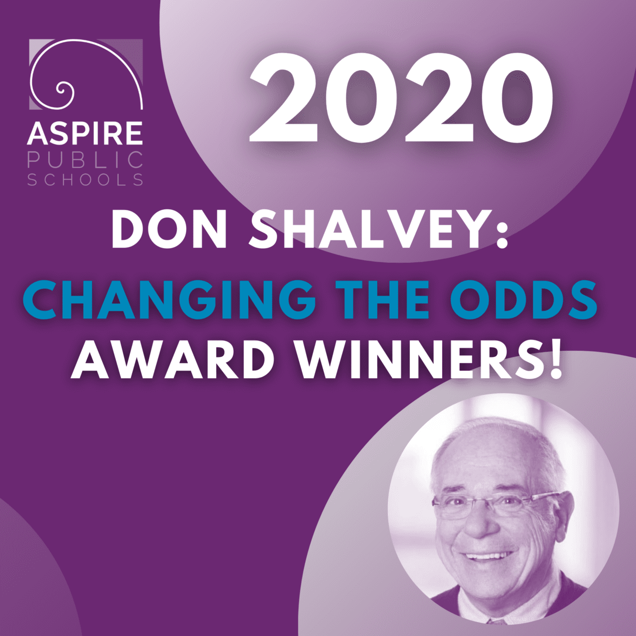 Decorative cover image of 2020 Don Shalvey award graphic