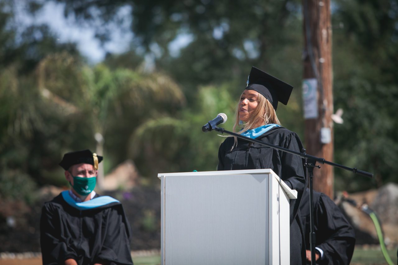 Alder 2021 Graduation Ceremony speech given by graduate