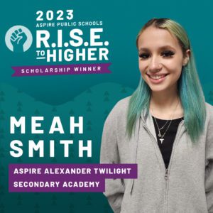Headshot of R.I.S.E. scholarship winner Meah Smith